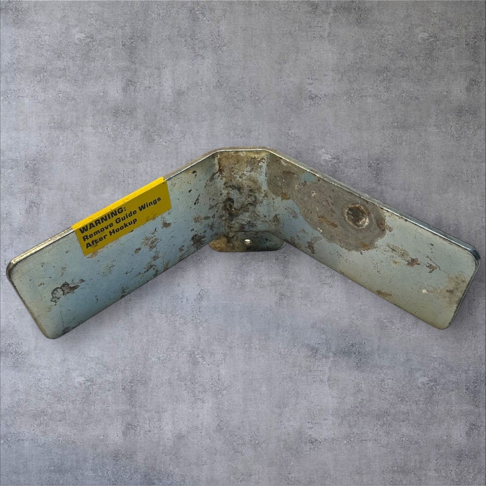 Galvanized Boat Trailer V-Bow Stop Guide Bracket — 12" Wide Marine Hardware‎